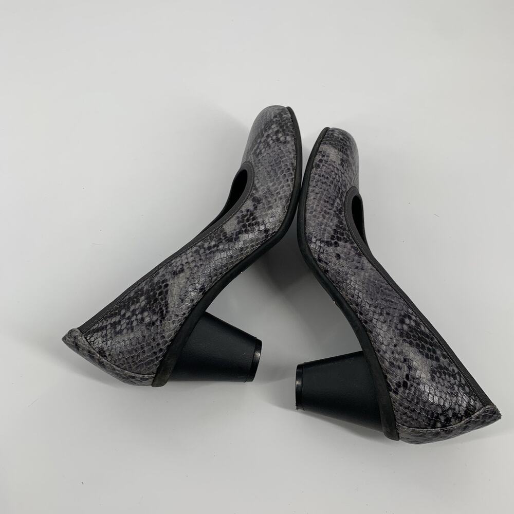 Vionic Mabrey Python Skinskin Print Closed Round … - image 6